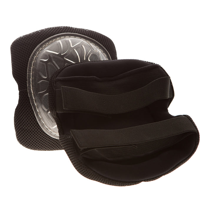 876-00 Gel Rounded Cap Kneepad has a honeycomb, textured co-polymer cover which slides easily over smooth surfaces to make movement easy. The large low profile textured cap is designed to prevent "roll-over" while you work. 