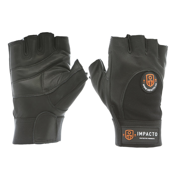 AV406 Half Finger Anti-Impact Leather Gloves