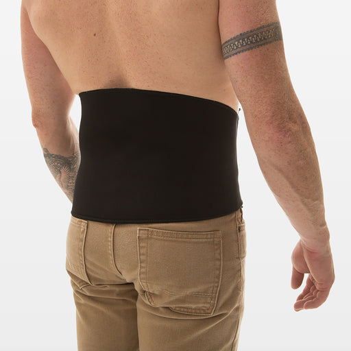 The TS213 Thermo Wrap Back Support is a contoured shaped back support that provides protection and support against general wear and tear; including sprains, strains, and weakened back muscles. 